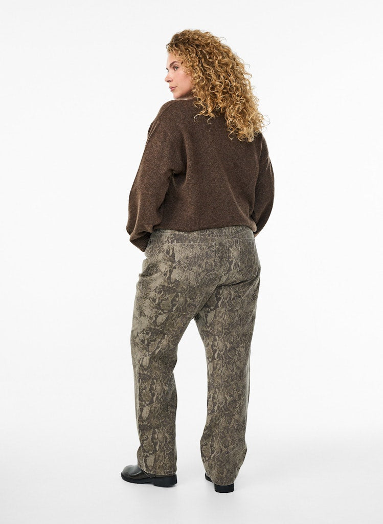 Light Snake Denim Jeans