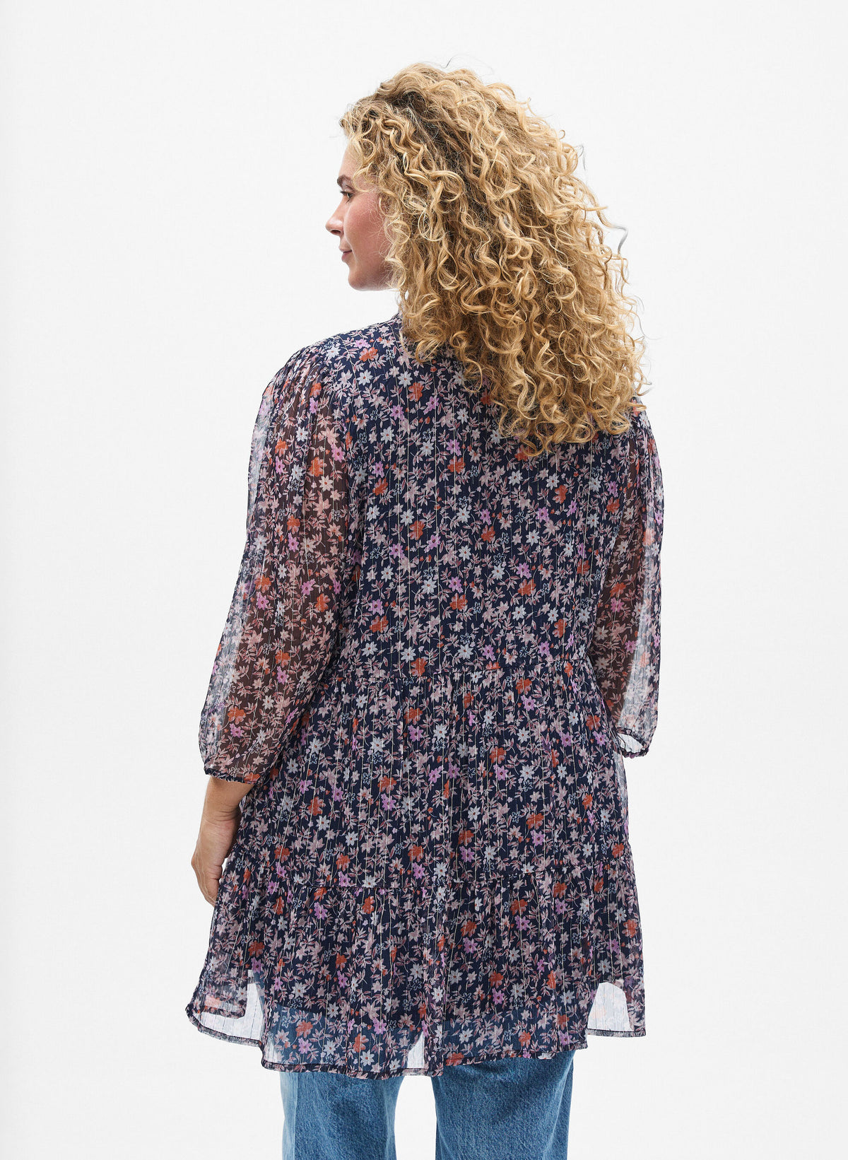 Oline Túnika - Navy Flower