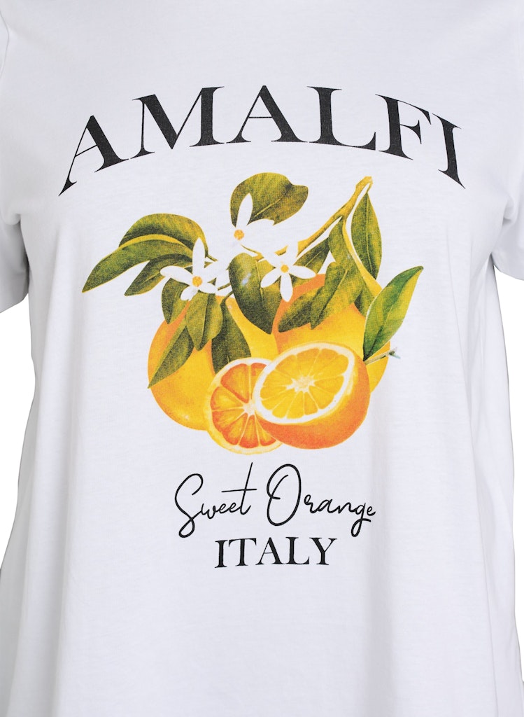 Madja Orange Stuttermabolur