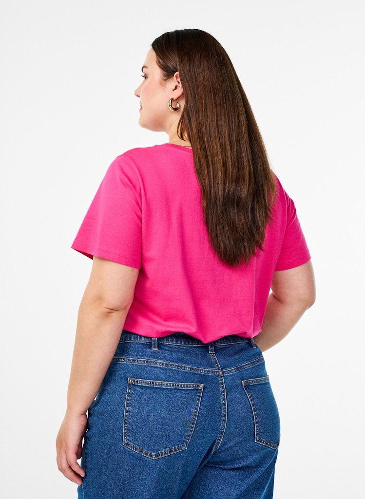 Berry Pink Stuttermabolur