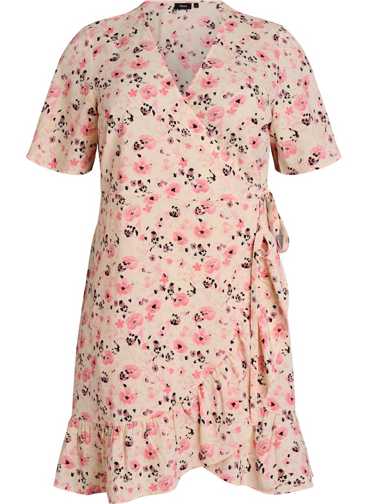 Anni Floral Wrap Kjóll