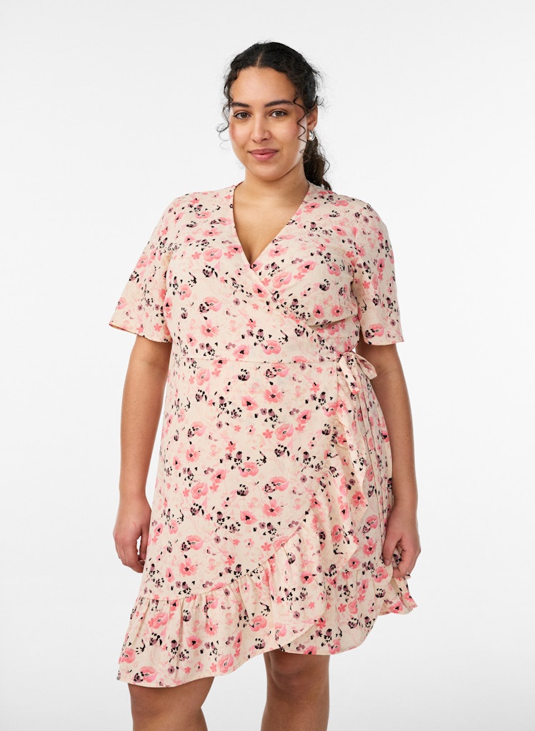 Anni Floral Wrap Kjóll
