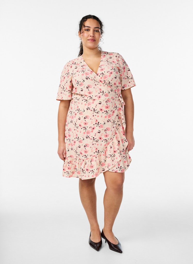 Anni Floral Wrap Kjóll