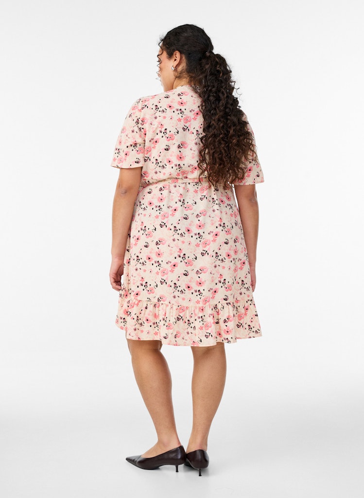 Anni Floral Wrap Kjóll