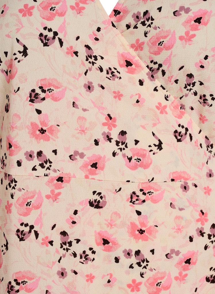 Anni Floral Wrap Kjóll