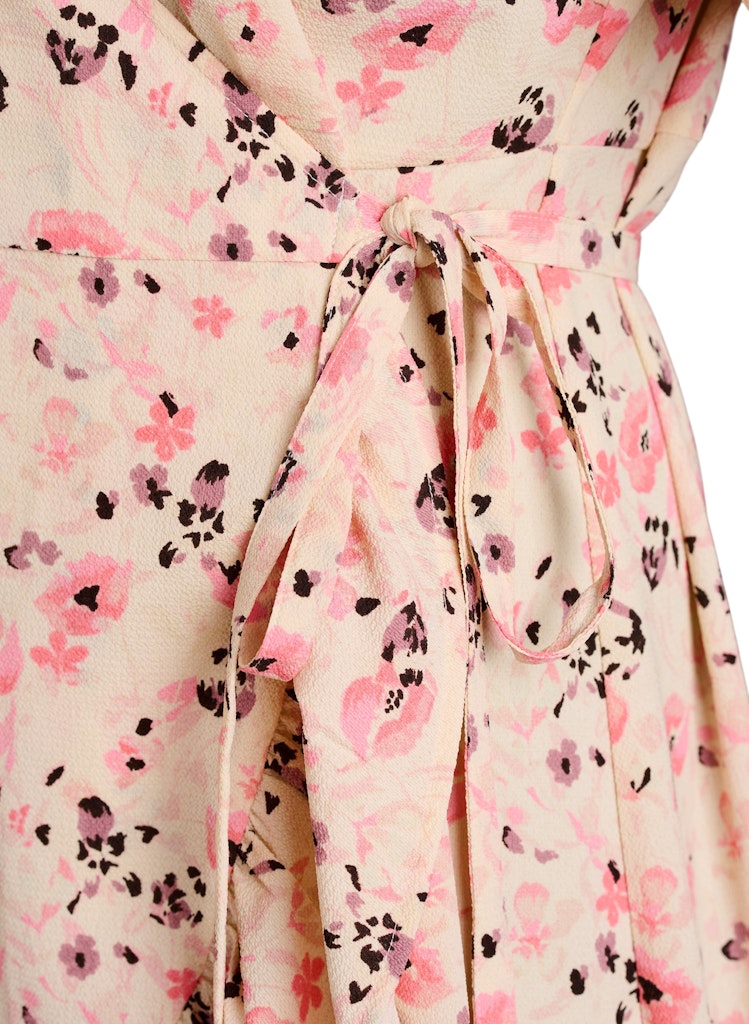 Anni Floral Wrap Kjóll