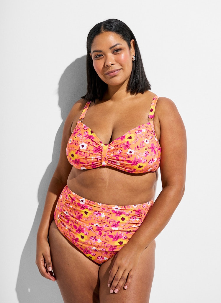 Bikini Toppur - Orange Flower