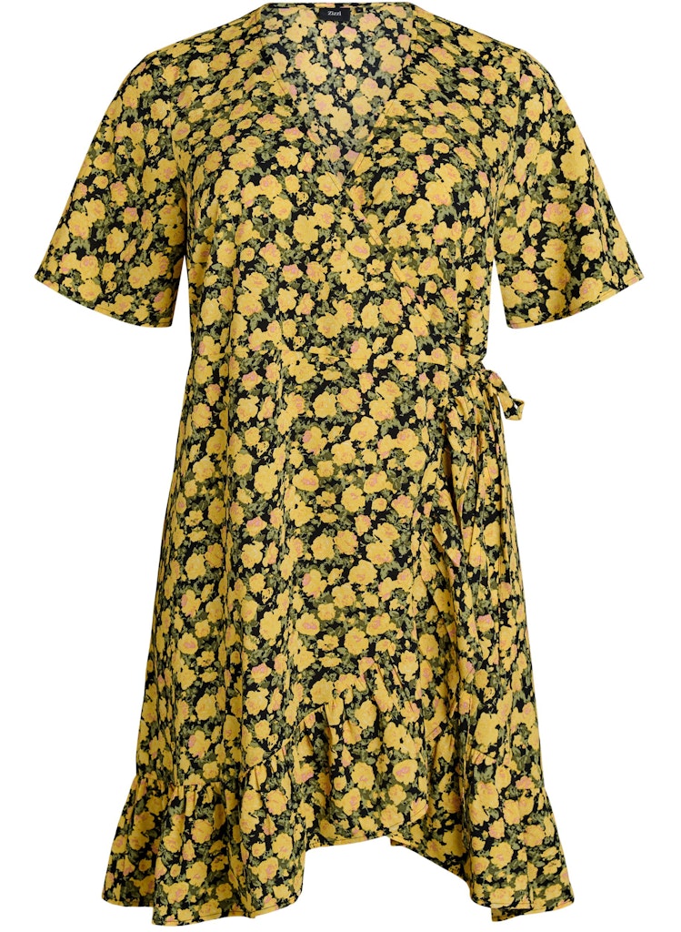 Anni Floral Wrap Kjóll