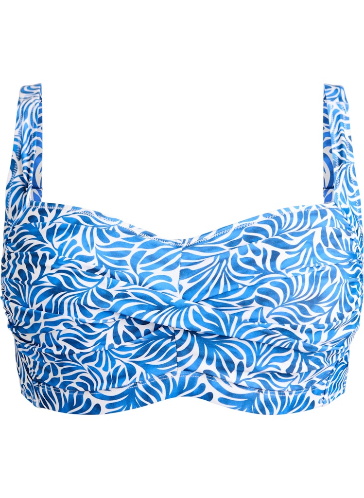 Stella Bikini Toppur - Blue Leaf