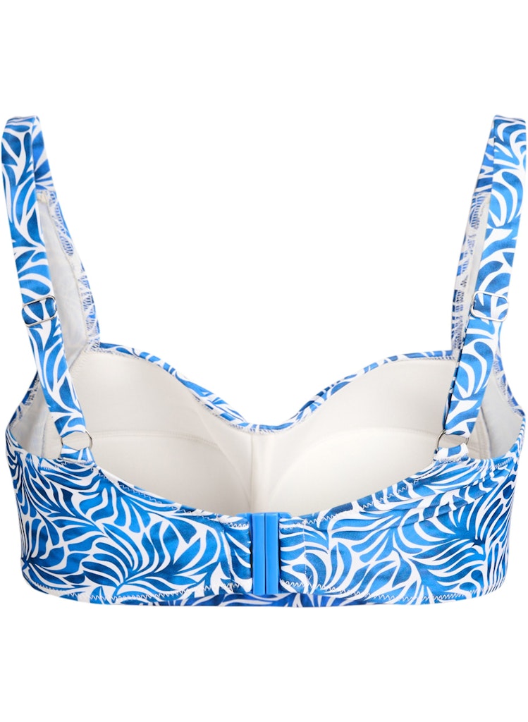 Stella Bikini Toppur - Blue Leaf