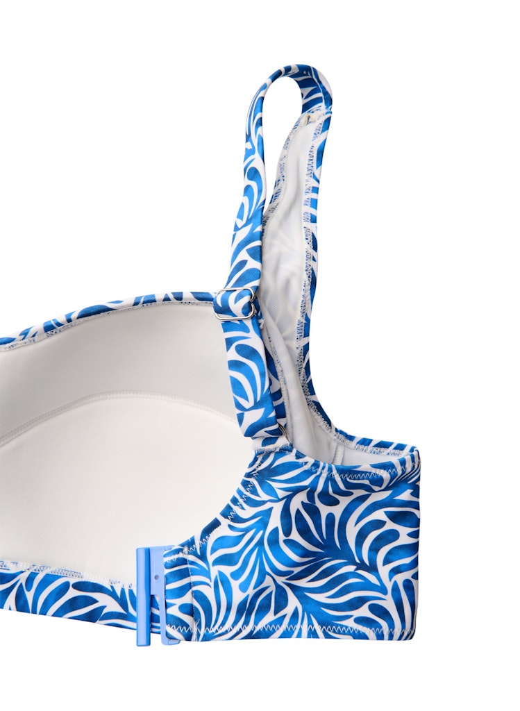 Stella Bikini Toppur - Blue Leaf
