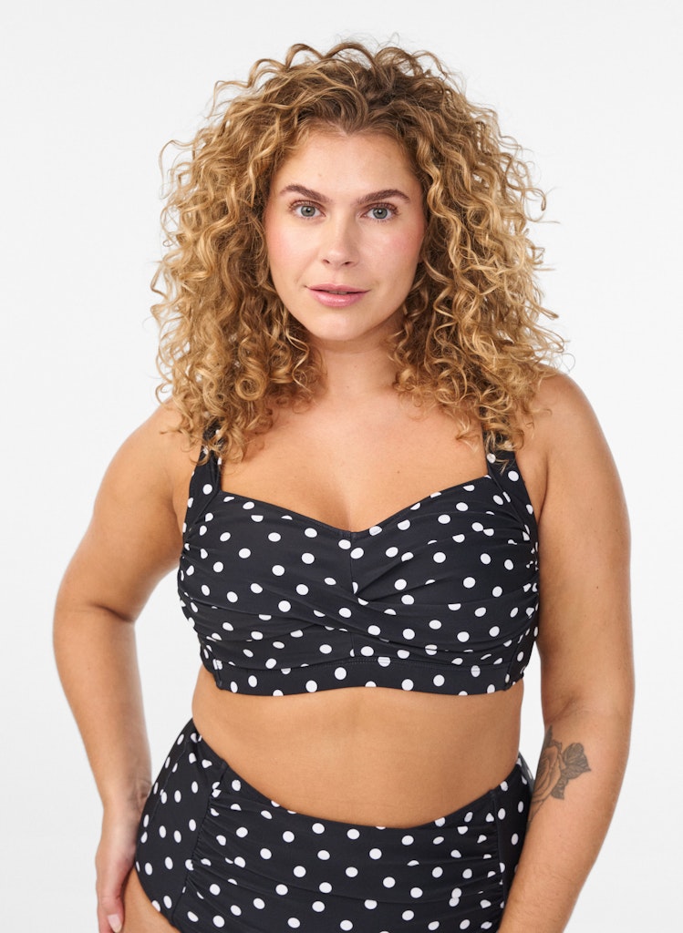 Stella Bikini Toppur - White Dot
