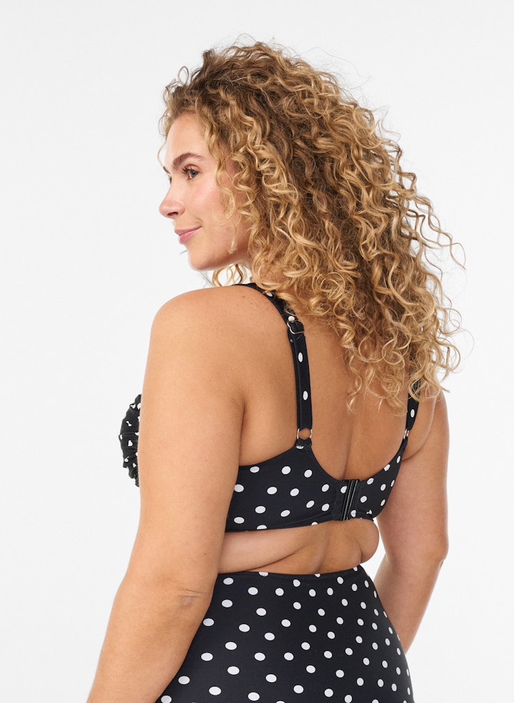 Stella Bikini Toppur - White Dot