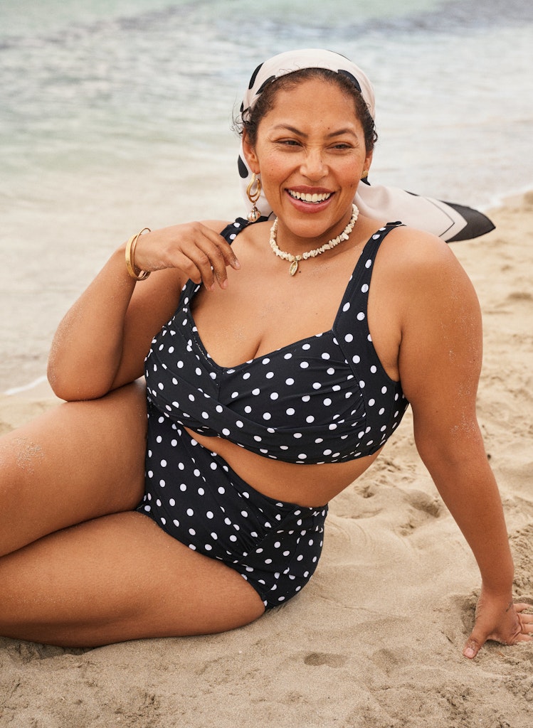 Stella Bikini Buxur - White Dot