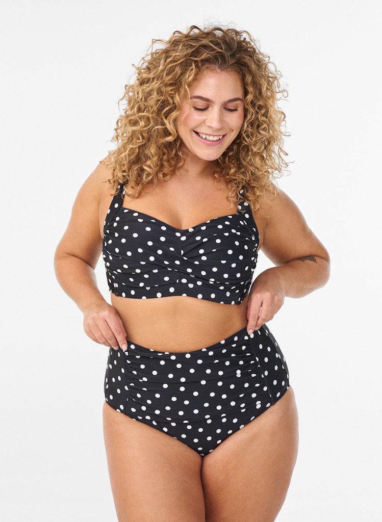 Stella Bikini Buxur - White Dot