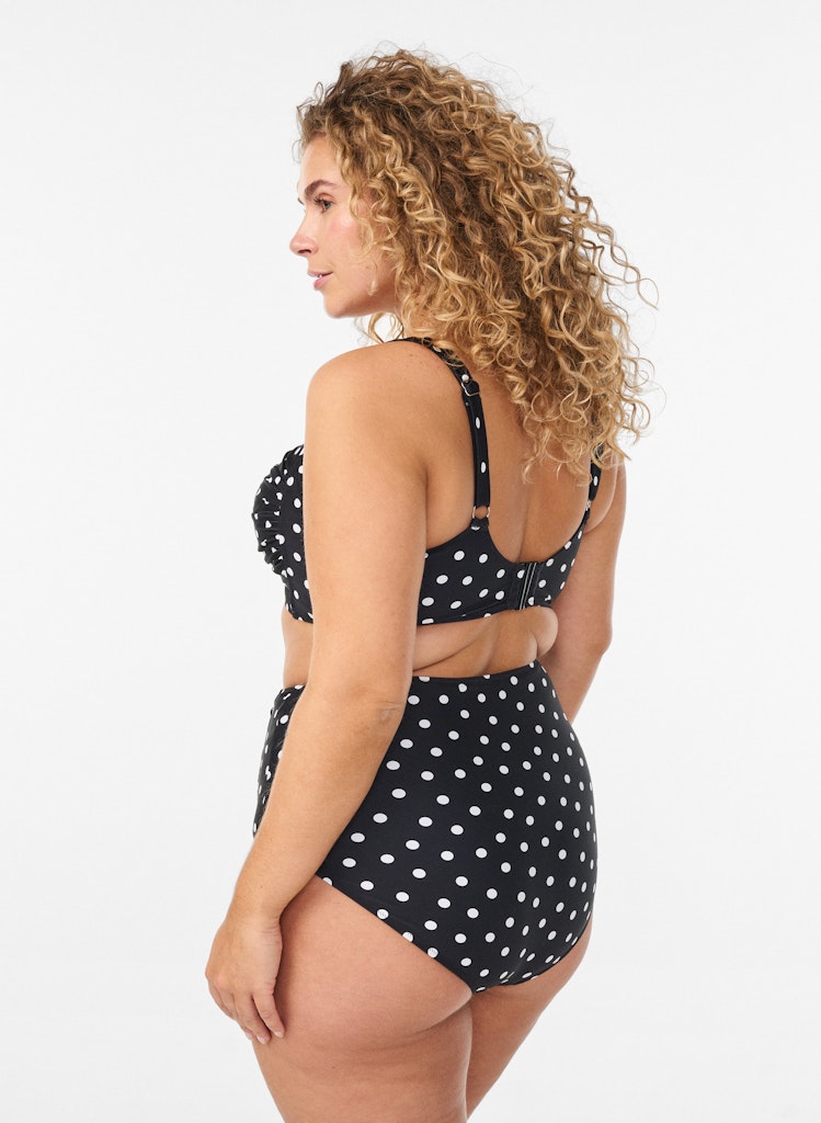 Stella Bikini Buxur - White Dot
