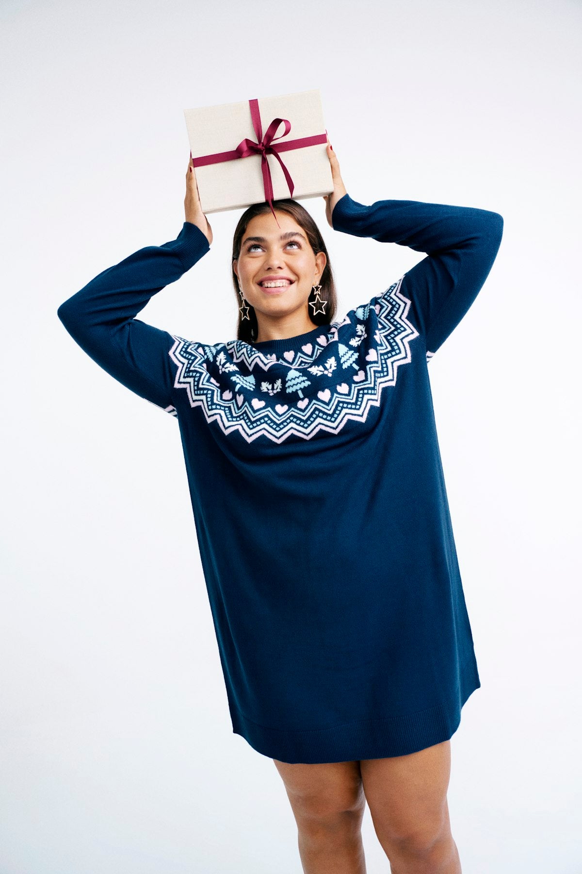 XMAS Heart Peysukjóll