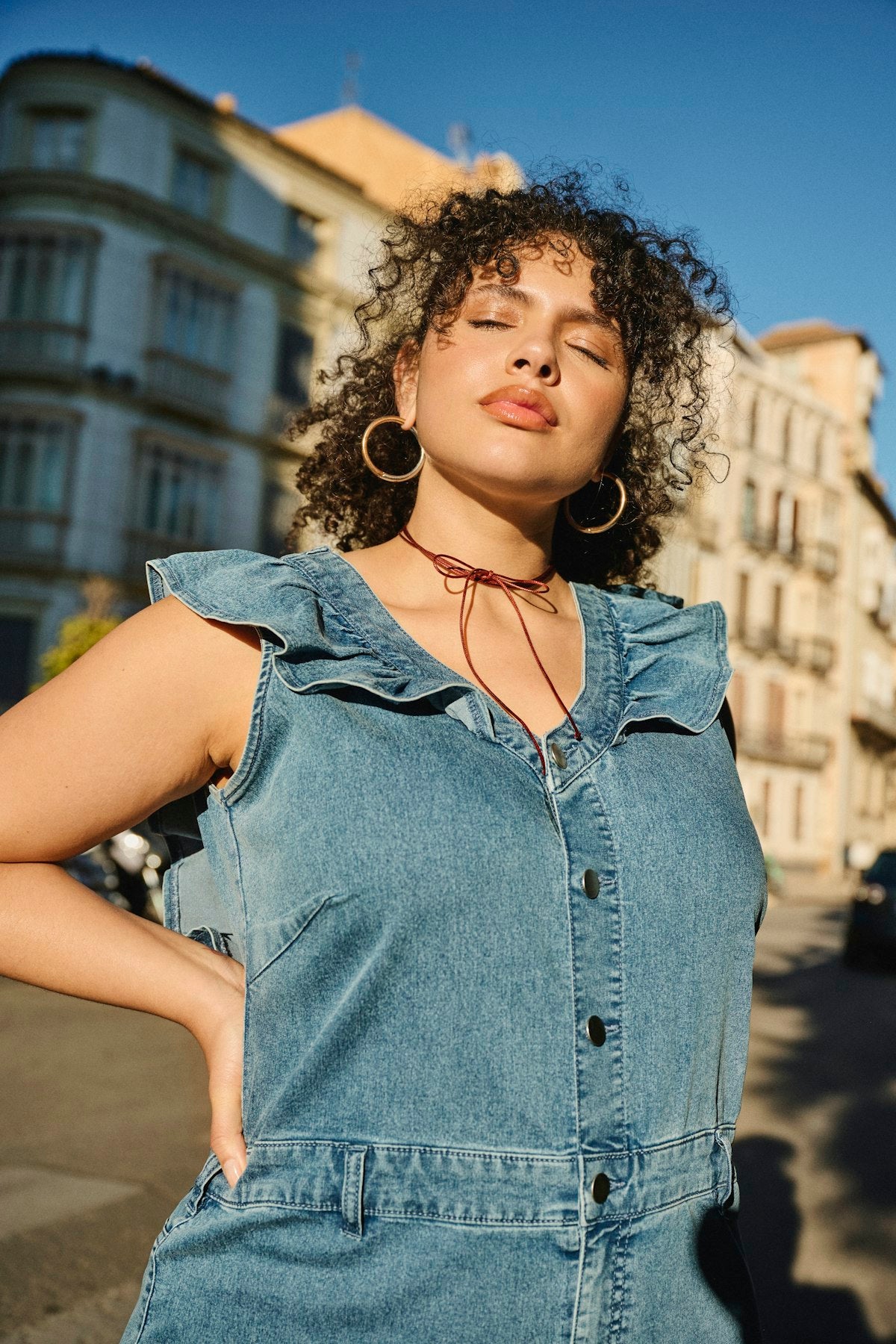 Alva Denim Samfestingur