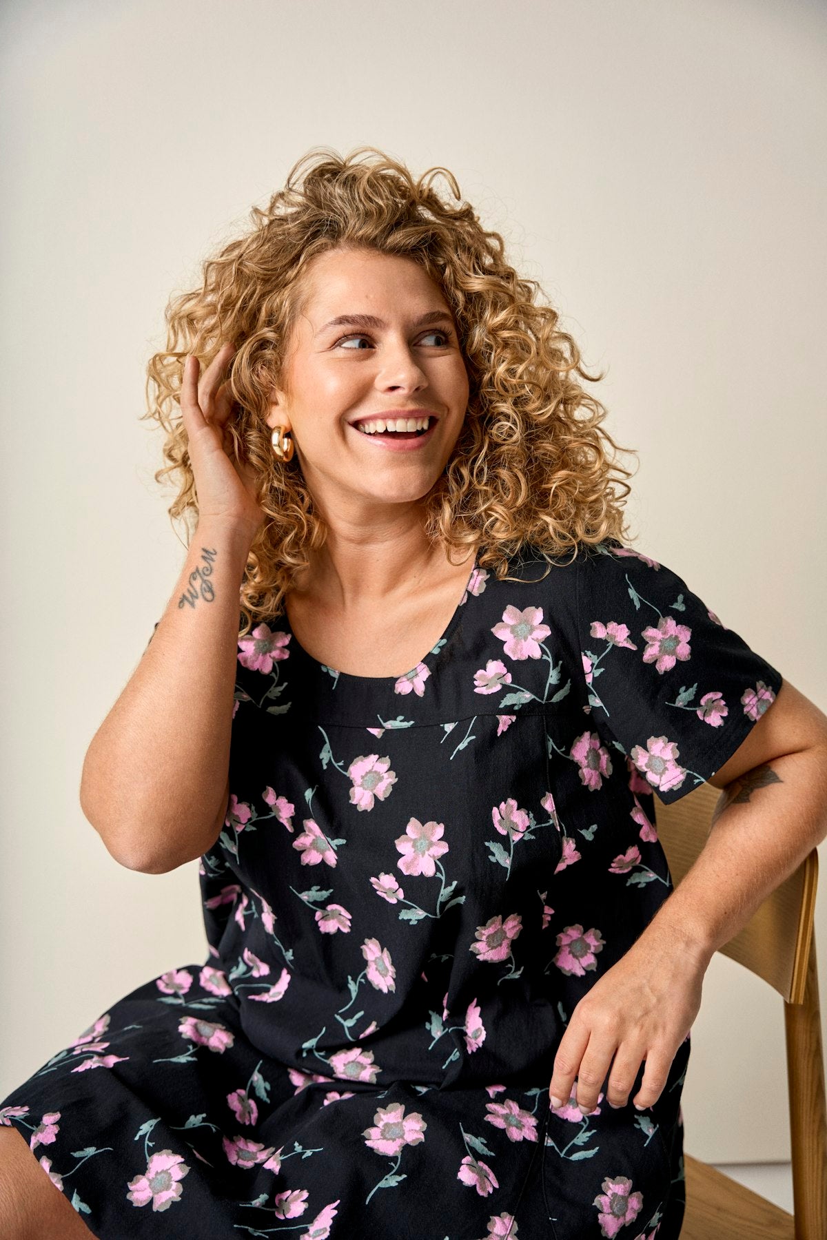 Black Pink Easy Kjóll