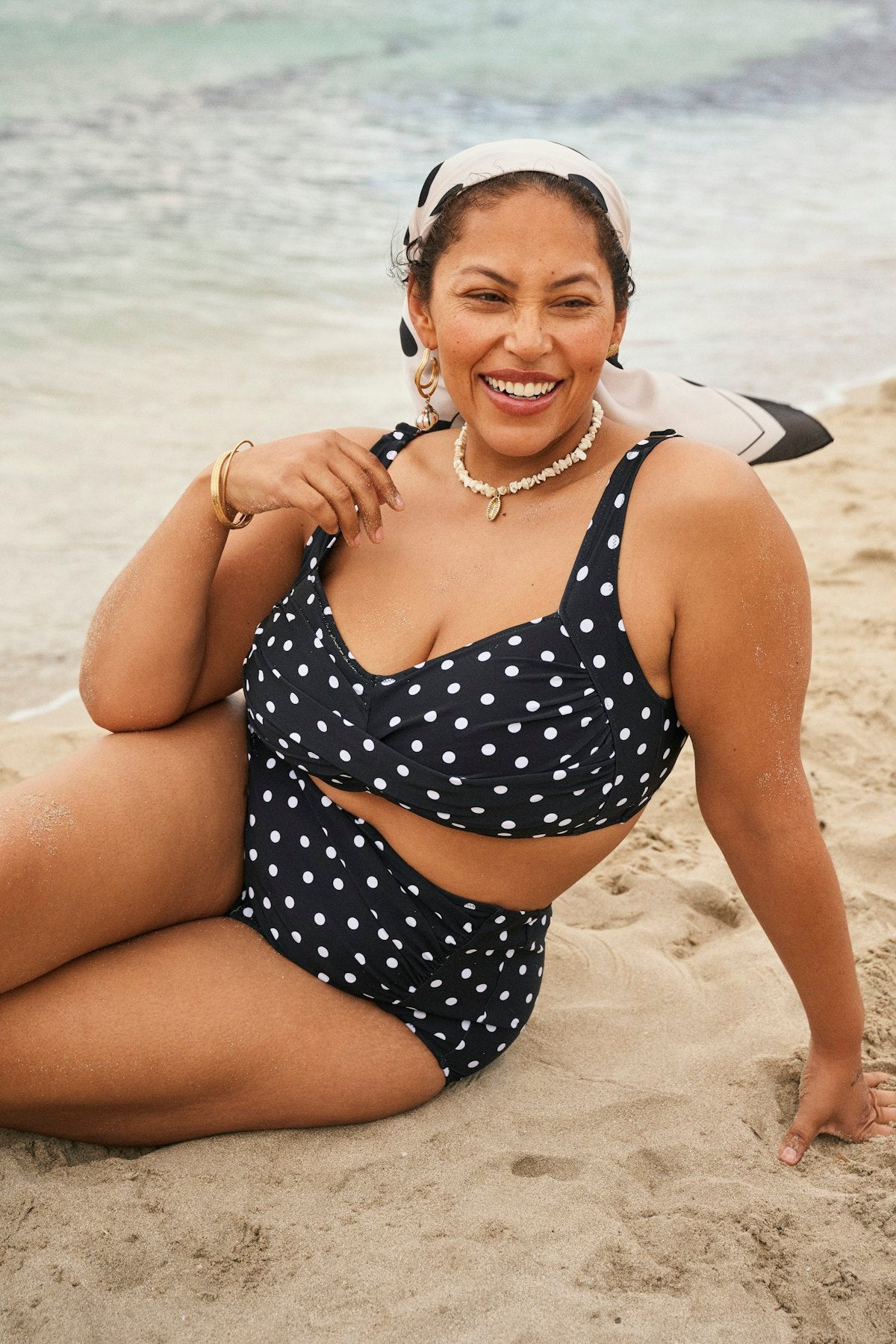 Stella Bikini Toppur - White Dot