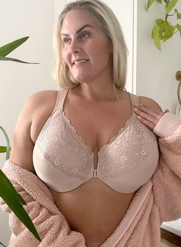 Front Close Back Support Bra