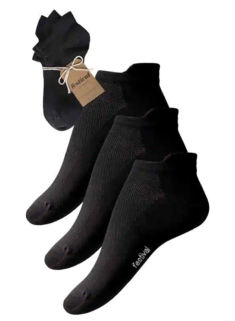 Sneaker Bambus Sokkar - 3 í pakka