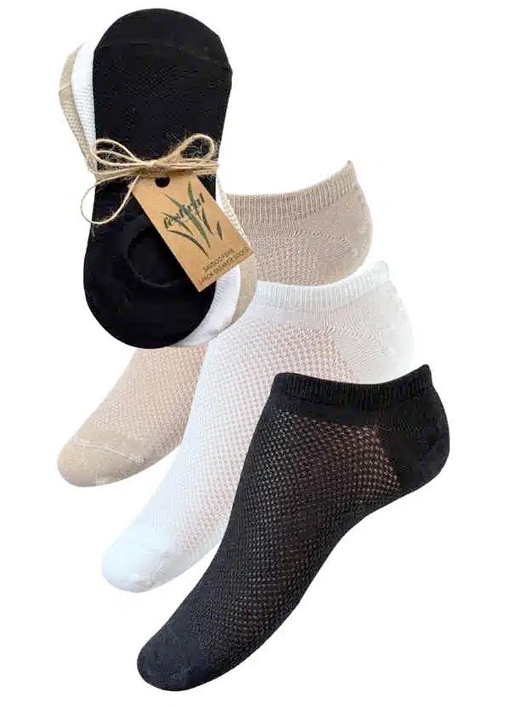 Sneaker Bambus Sokkar - 3 í pakka