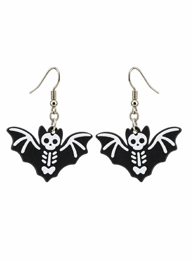 Skeleton Bat Eyrnalokkar