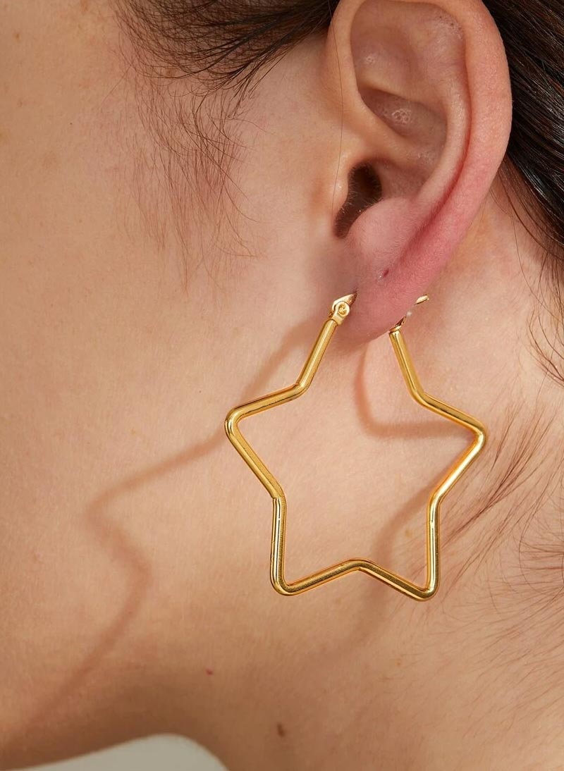 Star Shape Hoops