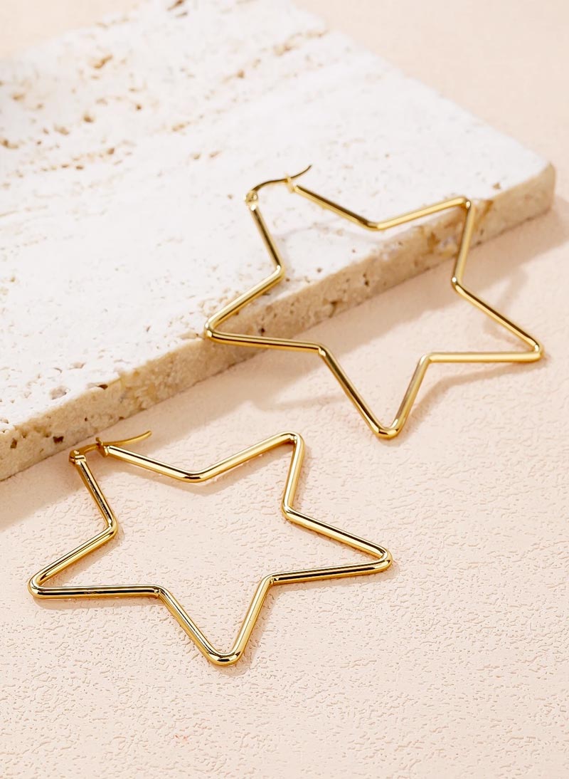 Star Shape Hoops
