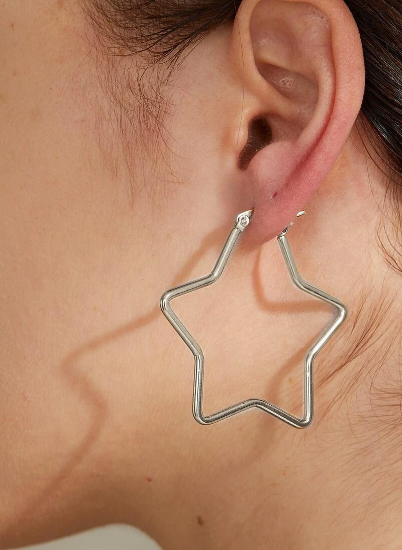 Star Shape Hoops