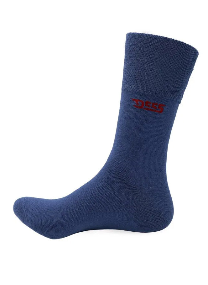 Blue Extra Wide Sokkar - 3 í pakka