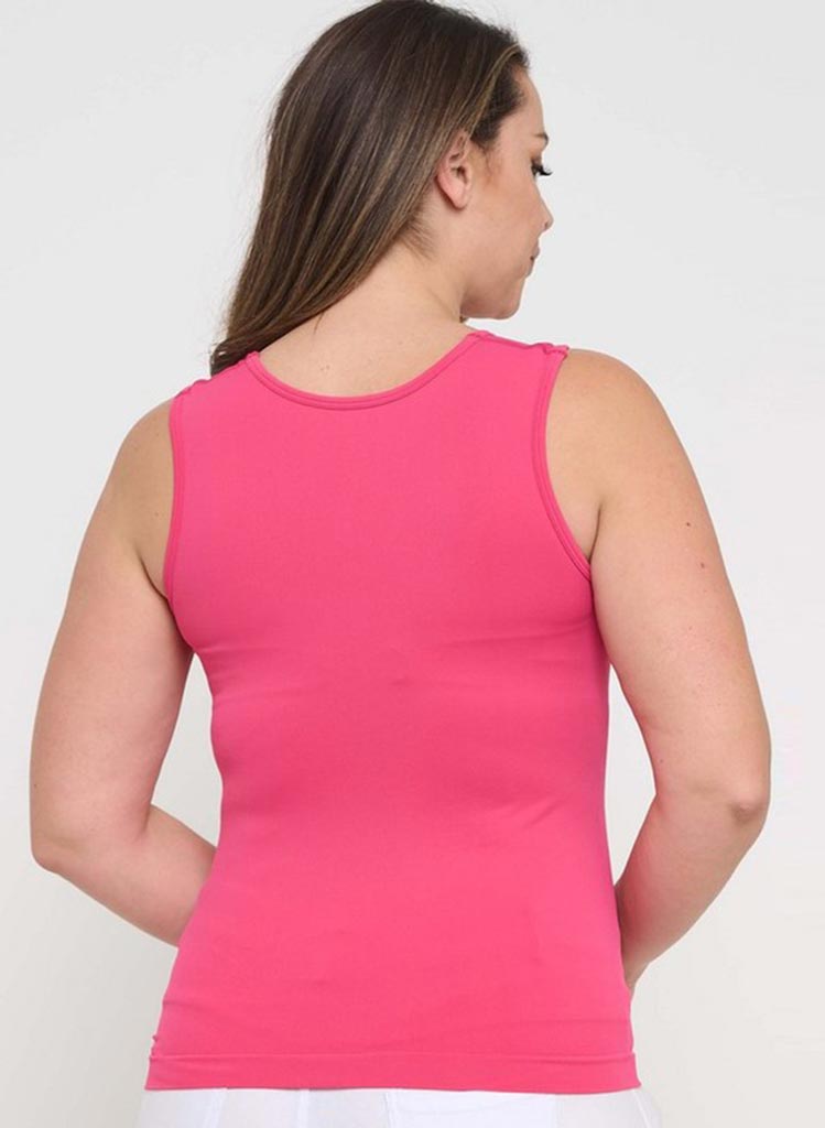 Seamless U-line Top - Bleikur