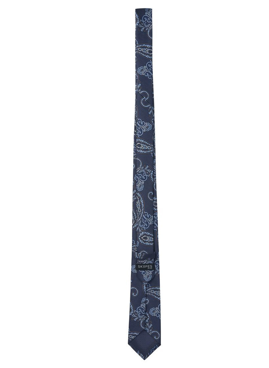 Navy Paisley Bindi