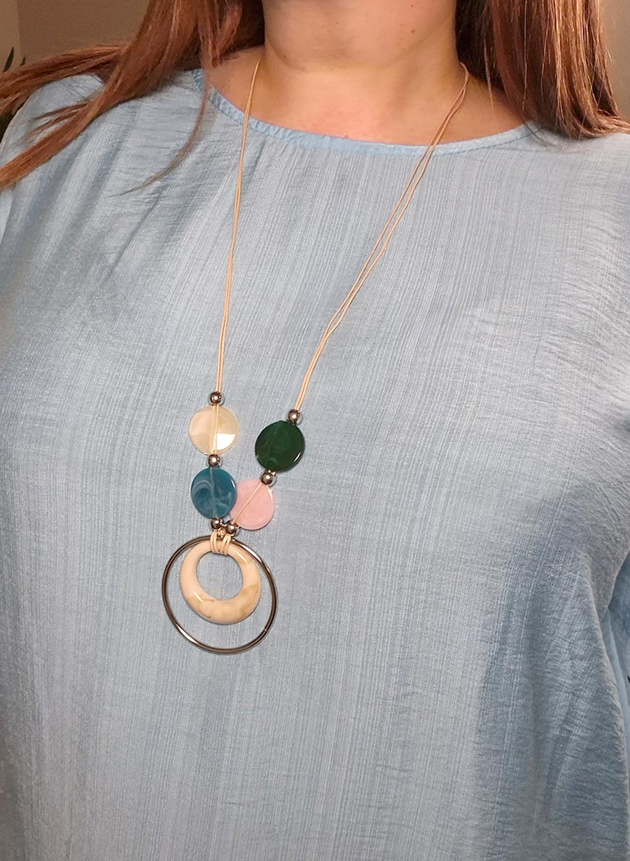 Pastel Stone Hálsmen