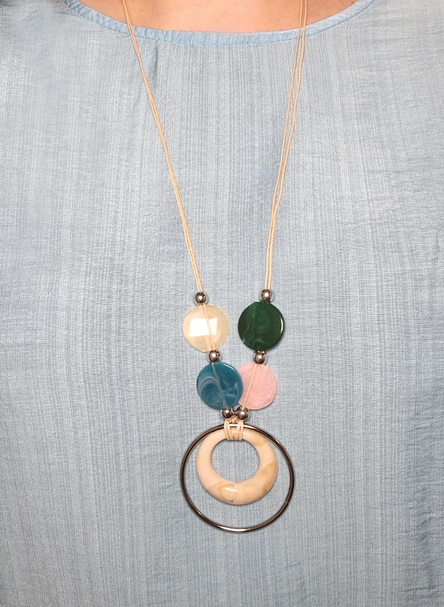 Pastel Stone Hálsmen