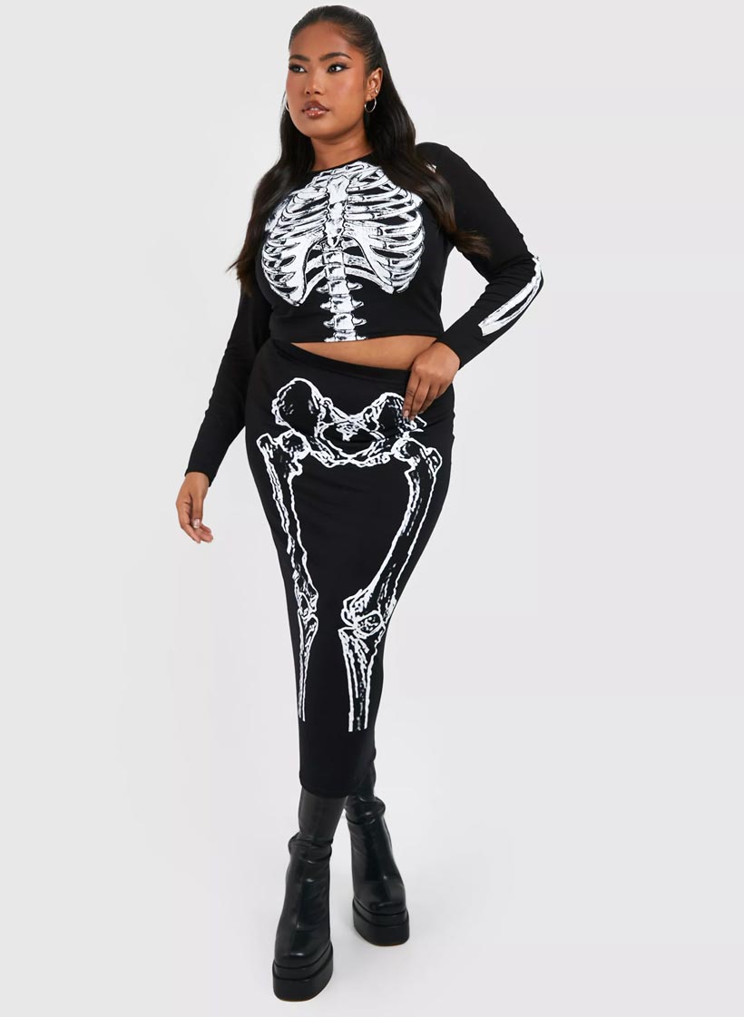 Black Bone CropTop