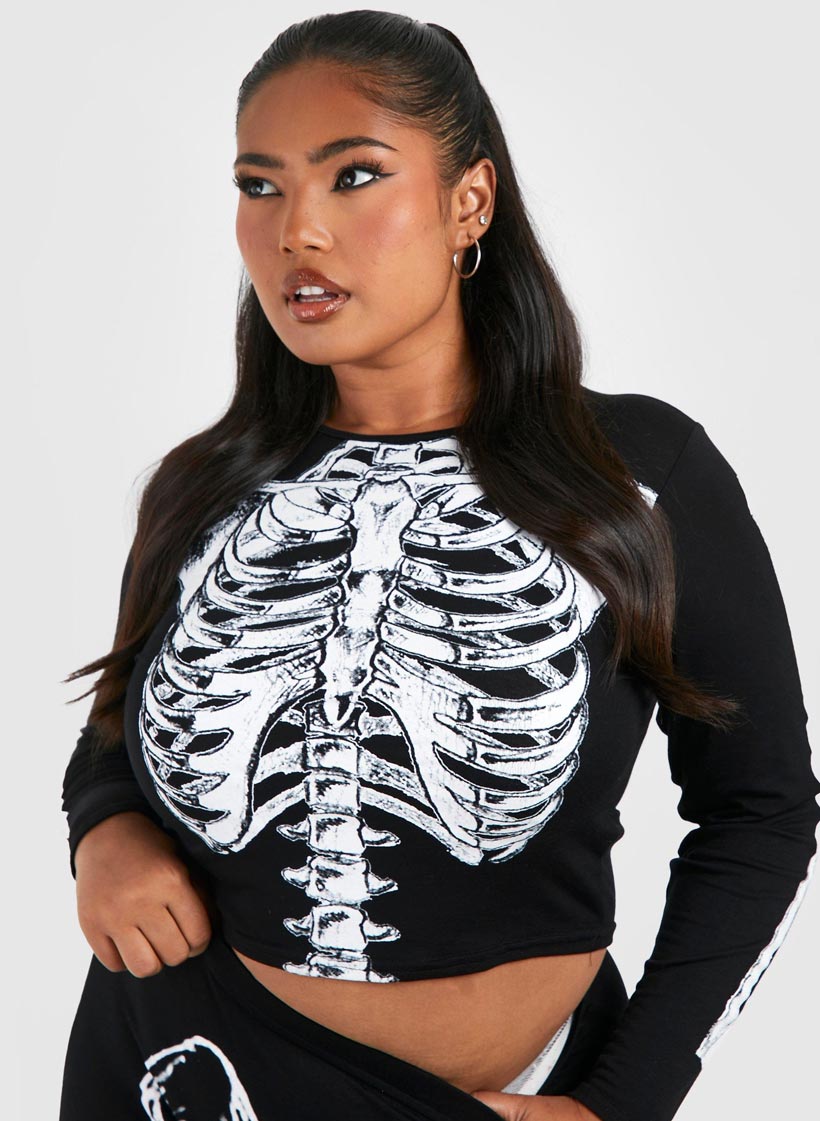 Black Bone CropTop