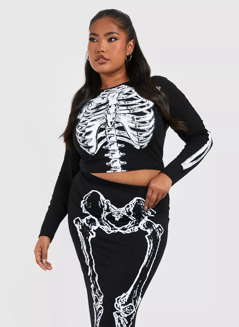 Black Bone CropTop