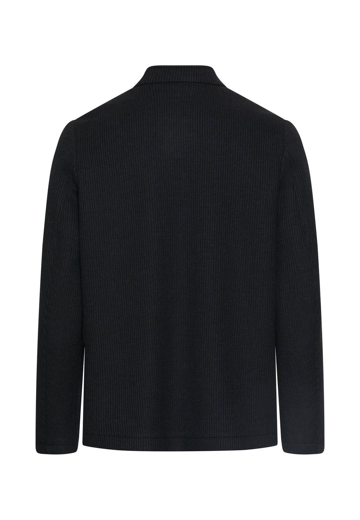 Wool Knit Hnepptur Blazer Jakki