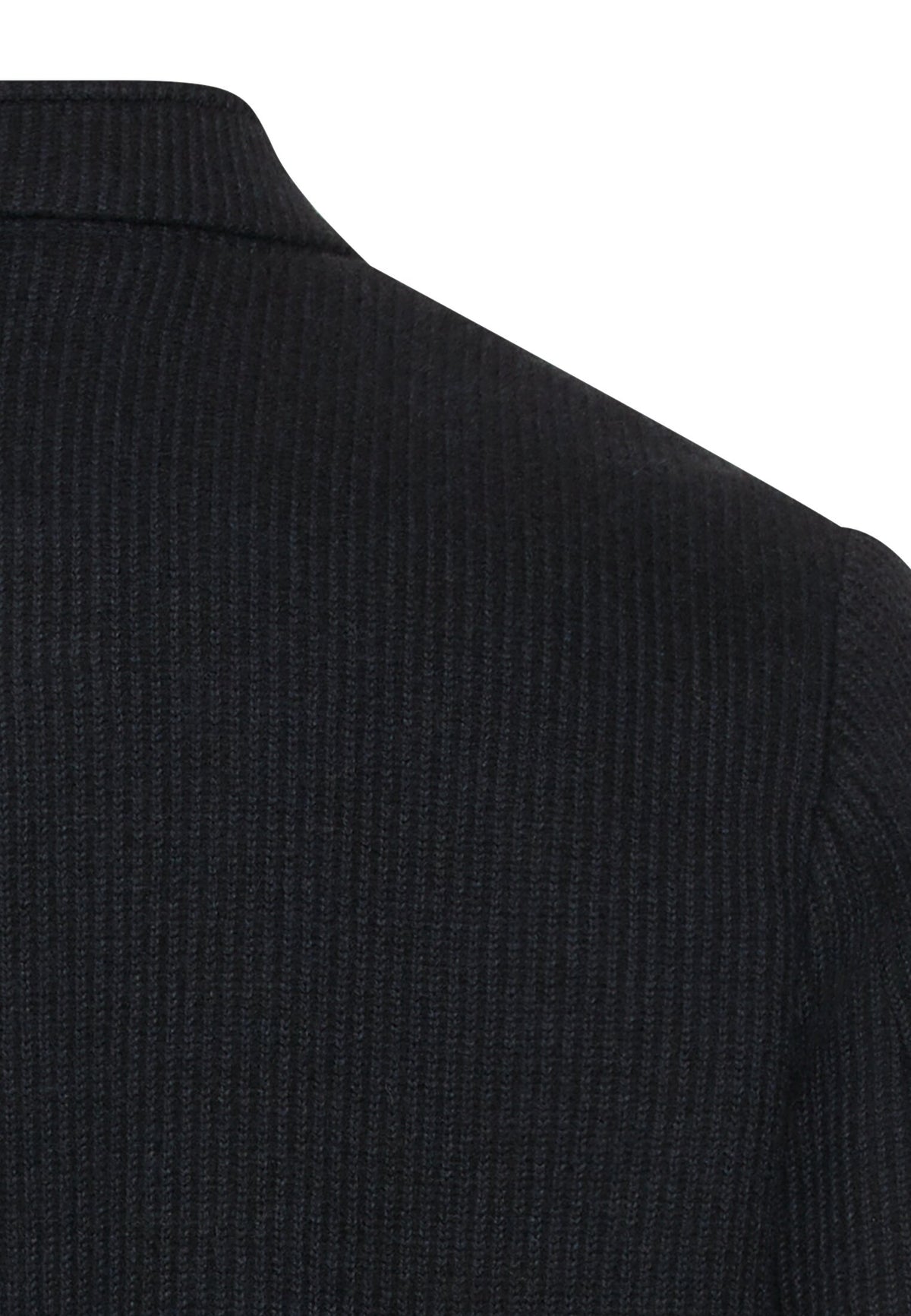 Wool Knit Hnepptur Blazer Jakki