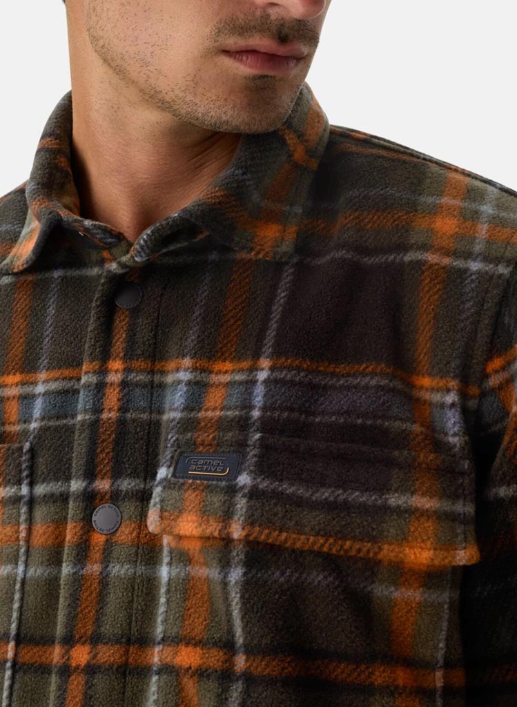 Camel Fleece Shacket