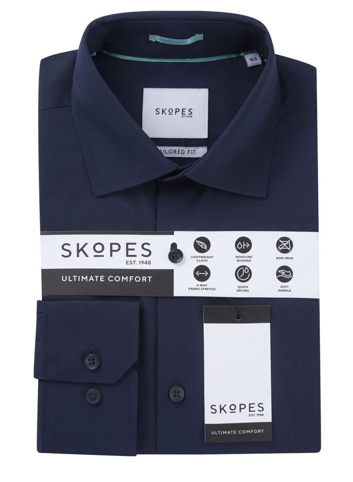 Ultimate Comfort Skyrta - Dökkblá