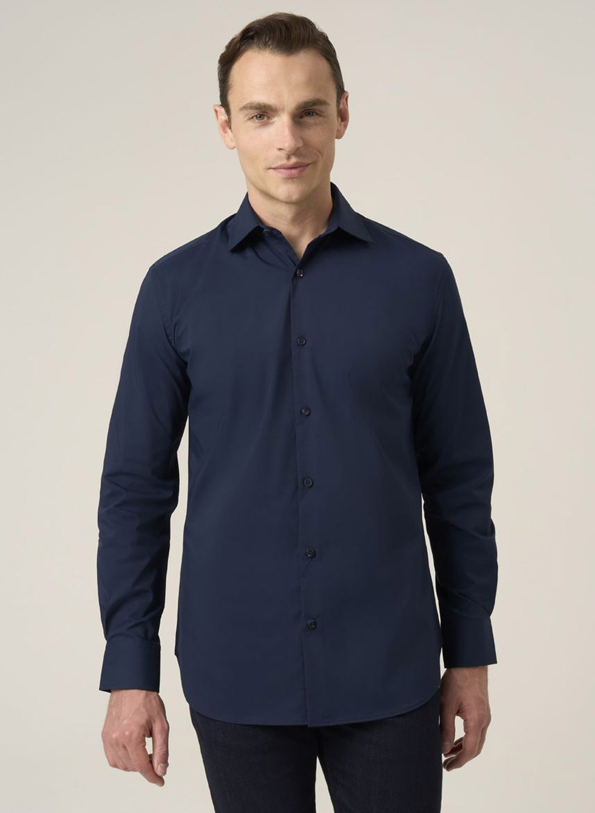 Ultimate Comfort Skyrta - Dökkblá