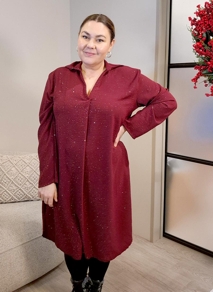 Confetti Kjóll m/vösum