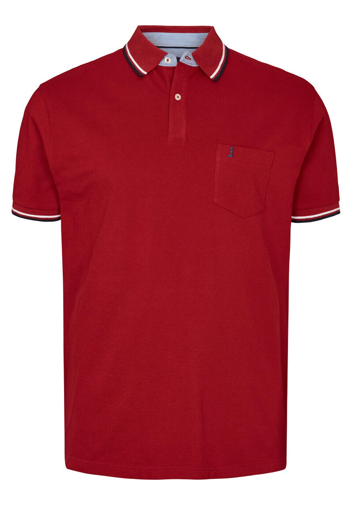 Contrast Collar Polo Bolur