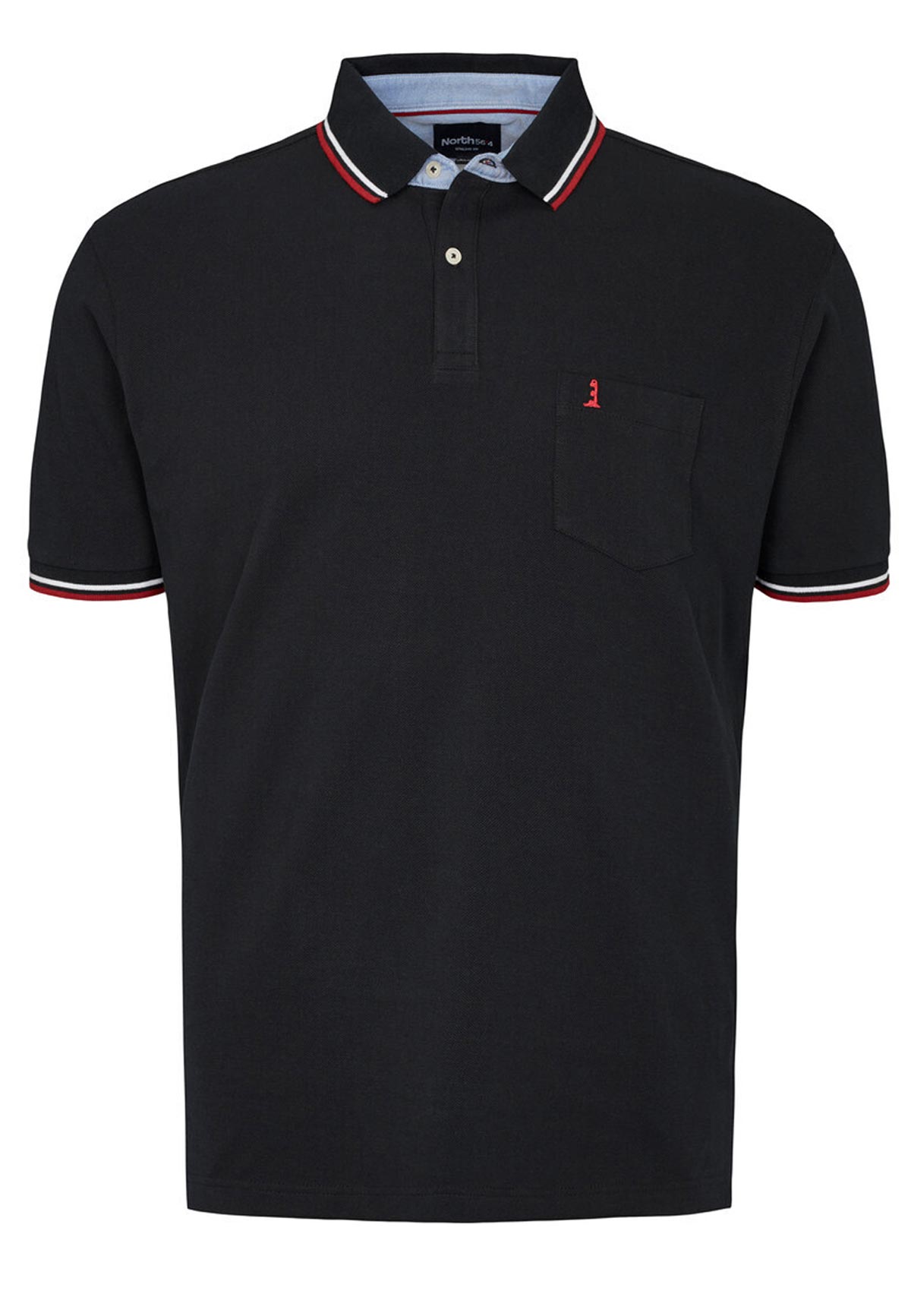 Contrast Collar Polo Bolur