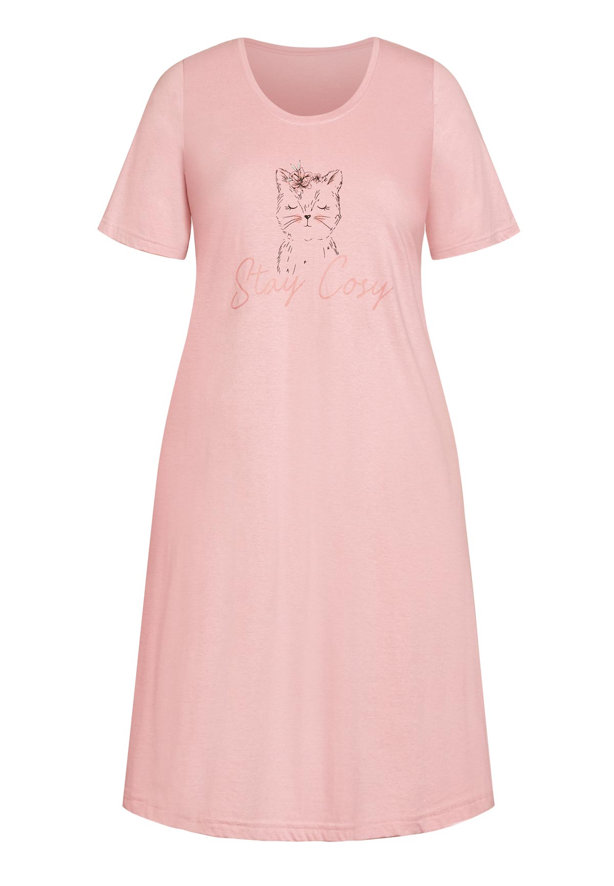 Cosy Kitty Náttkjóll