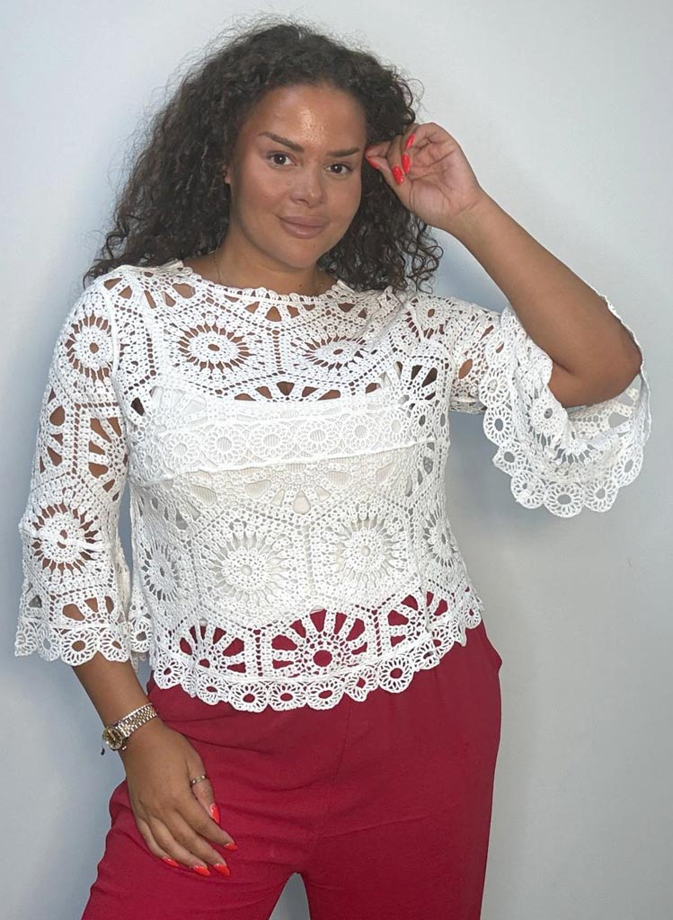 Soleil Cropped Peysa