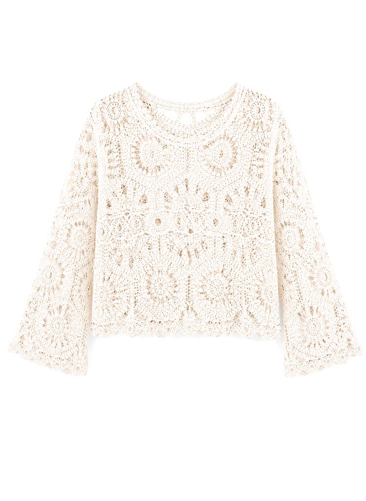 Soleil Cropped Peysa